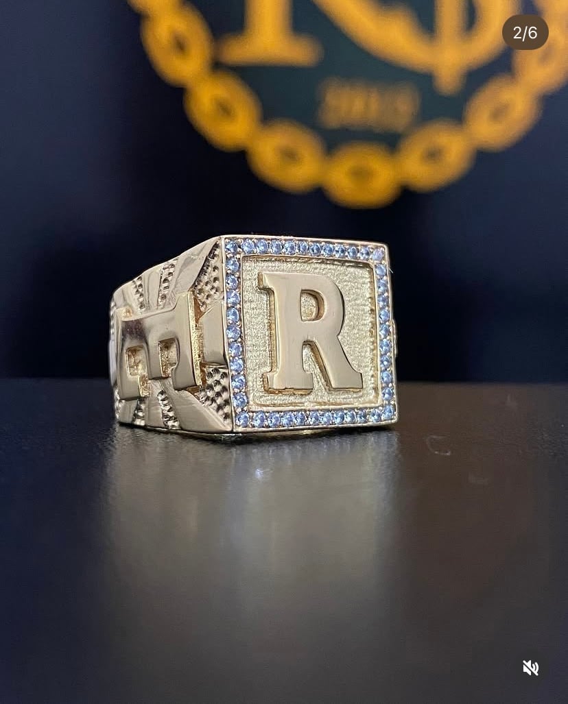 Dedeira banhada a ouro 18K - personalizada